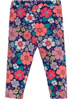 Lovetti Neon Garden Girls Patterned Knee-Length Capri 