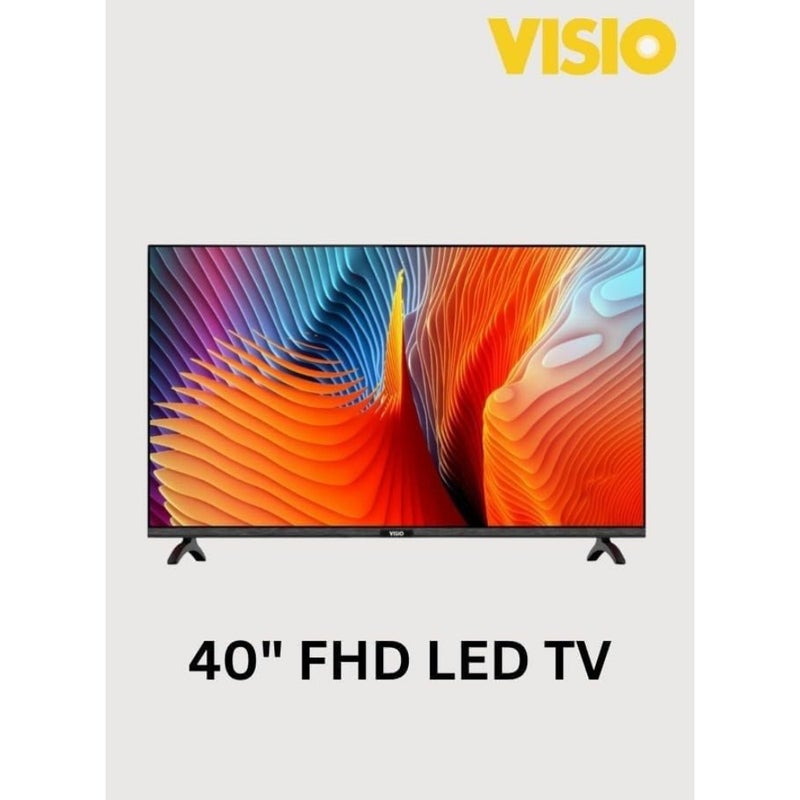 Home entertainment: Black frameless 1080p LED smart TV with Android OS, Wi-Fi, E-Share casting, Google Assistant support, includes 2 remotes and wall mount - Image 3