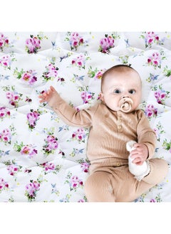 Moonsea Moonsea Baby Playpen Mat 59x59 Inches, One-Piece Crawling Mat Non Slip Cushioned Baby Mats for Playing, Baby Playmat Floor Mat for Babies, Toddlers  - Image 1