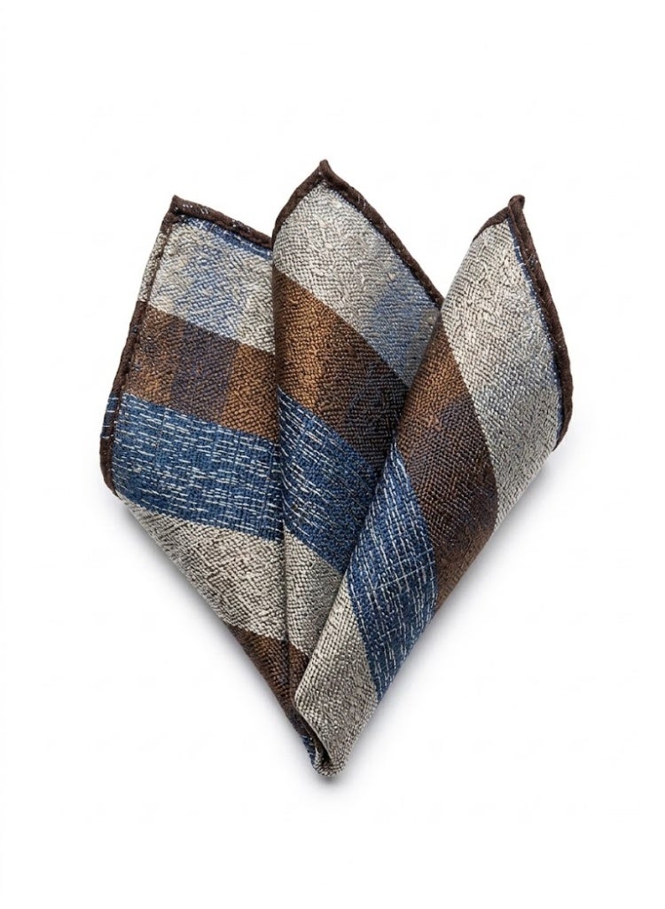 Men's pocket square to complete a formal suit look - high-quality fabric with a modern design - Image 2