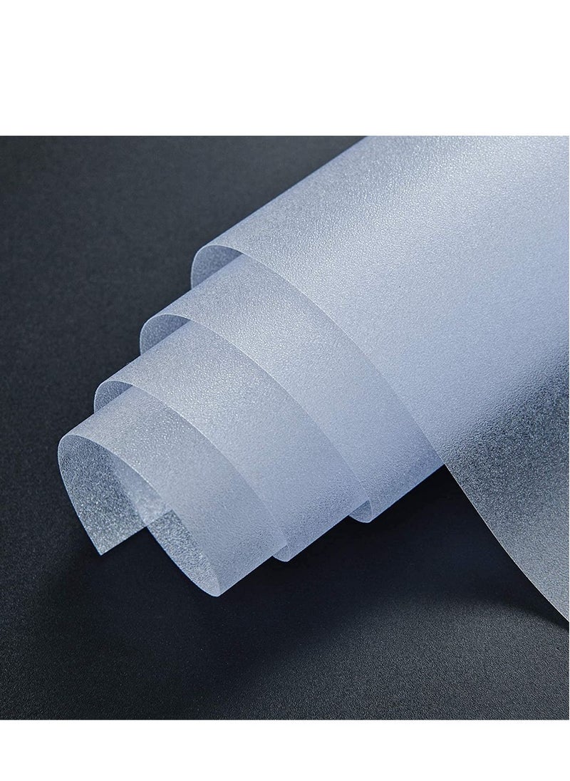 Excefore - Privacy Window Films, Self Adhesive Frosted Opaque Glass Film, for Bathroom Door, Decorative Stickers, UV Blocking Heat Control Coverings, Home Office, Front Door(60*200cm) - Image 1
