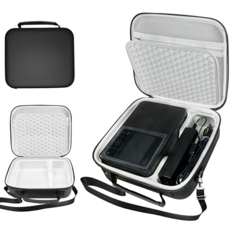 Hard Carrying Case Compatible With Canon SELPHY CP1300 CP1500 CP1200 Wireless Compact Photo Printer For Travel Home Office Use Black Case Only 3 PCS - Image 1