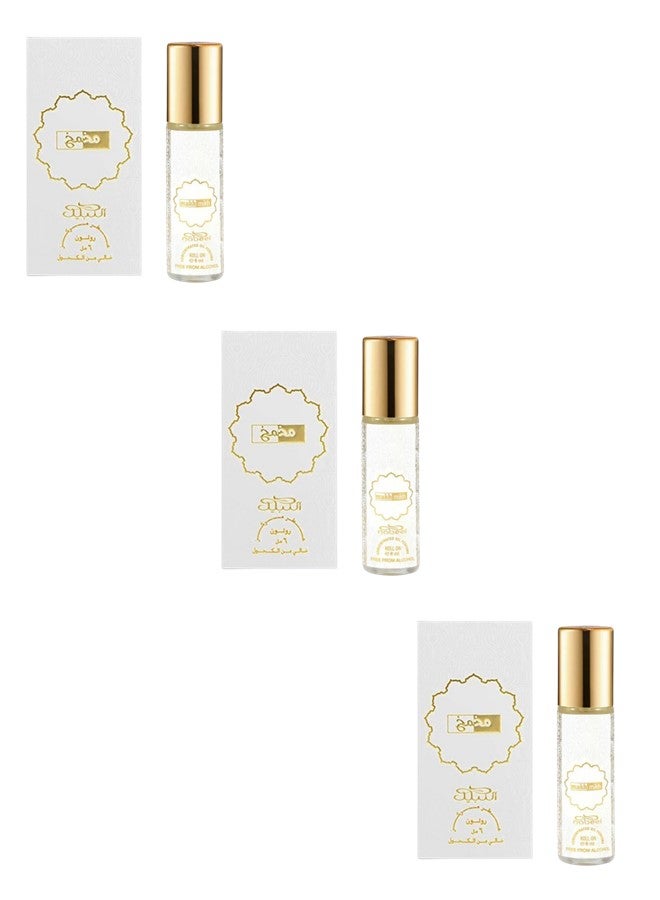 نبيل 3 قطع نبيل ماخ ميخ رول على عطر زيتي 6 مل - Image 1