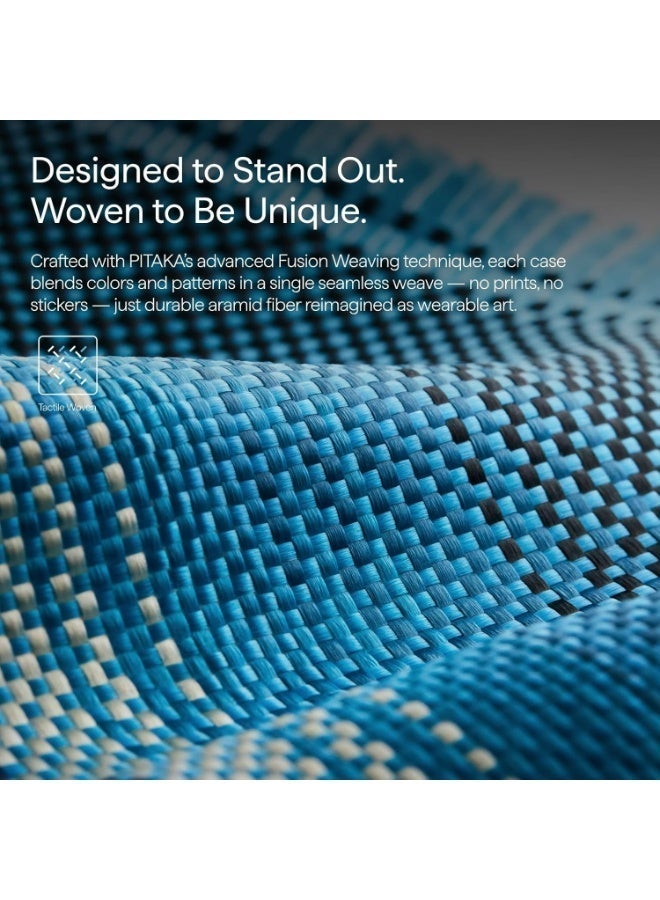 جراب لهاتف iPhone 17 Pro Max مقاس 6.9 بوصة مع زر للتحكم في الكاميرا، متوافق مع MagSafe، جراب فائق النحافة مع إحساس باللمس بدون غطاء، مصنوع من ألياف الأراميد 1500D، لون Moonrise - Image 4