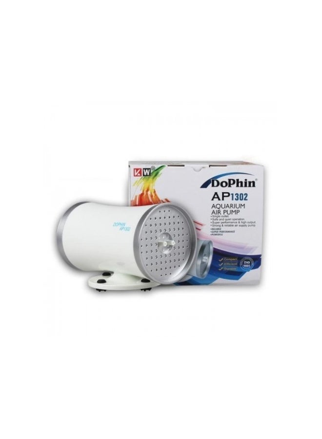 مضخة هواء مزدوجة المخرج من نوع KW Zone Aquarium Dophin - AP1302