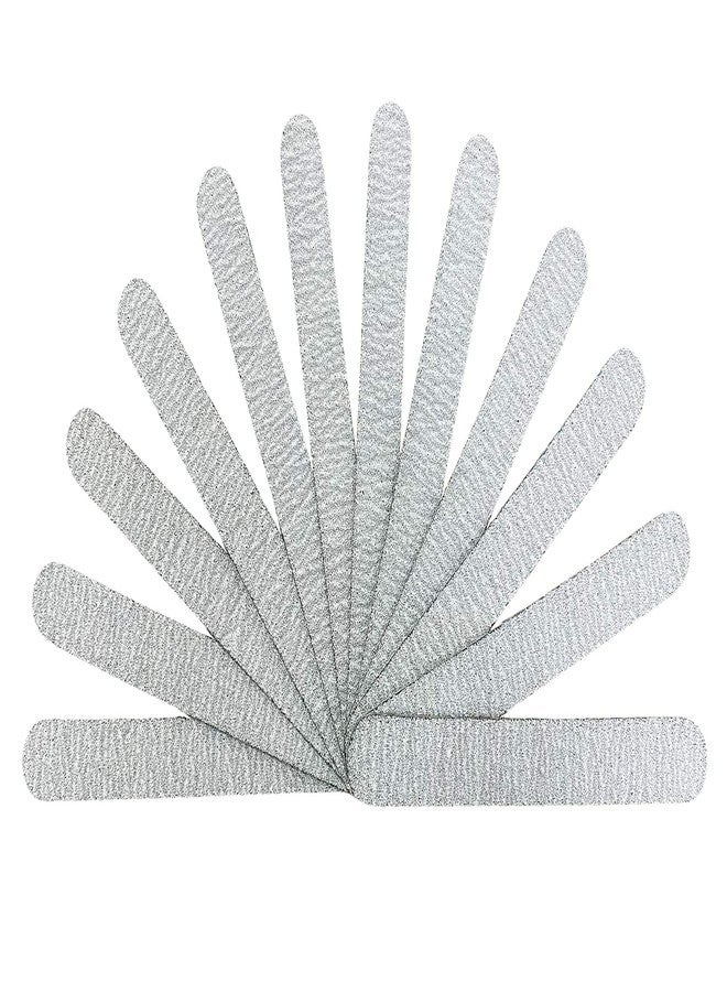 NCUSA PrettyClaw | 50pc Mini Manicure Nail File 80/100 Grit Double Sided Zebra Emery Board For Nails Manicure Nail File 5 inches - Image 1