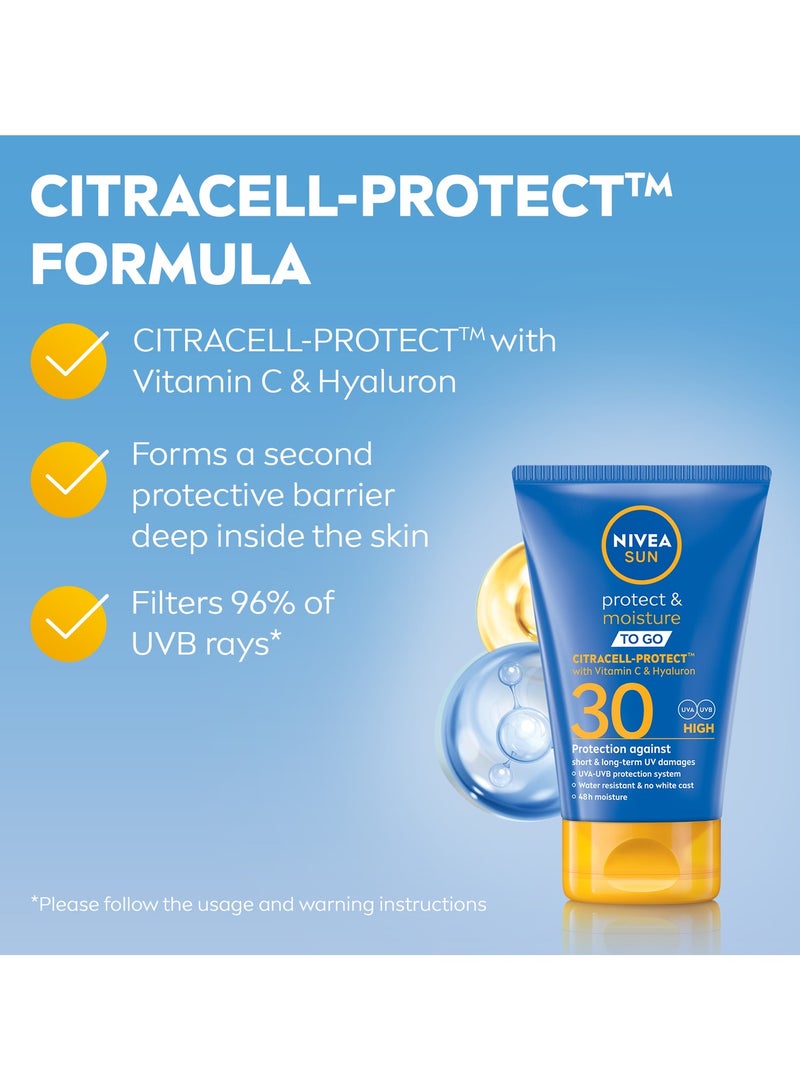 Nivea Sun Protect And Moisture Spf30 To Go Lotion 50ml  - Image 4