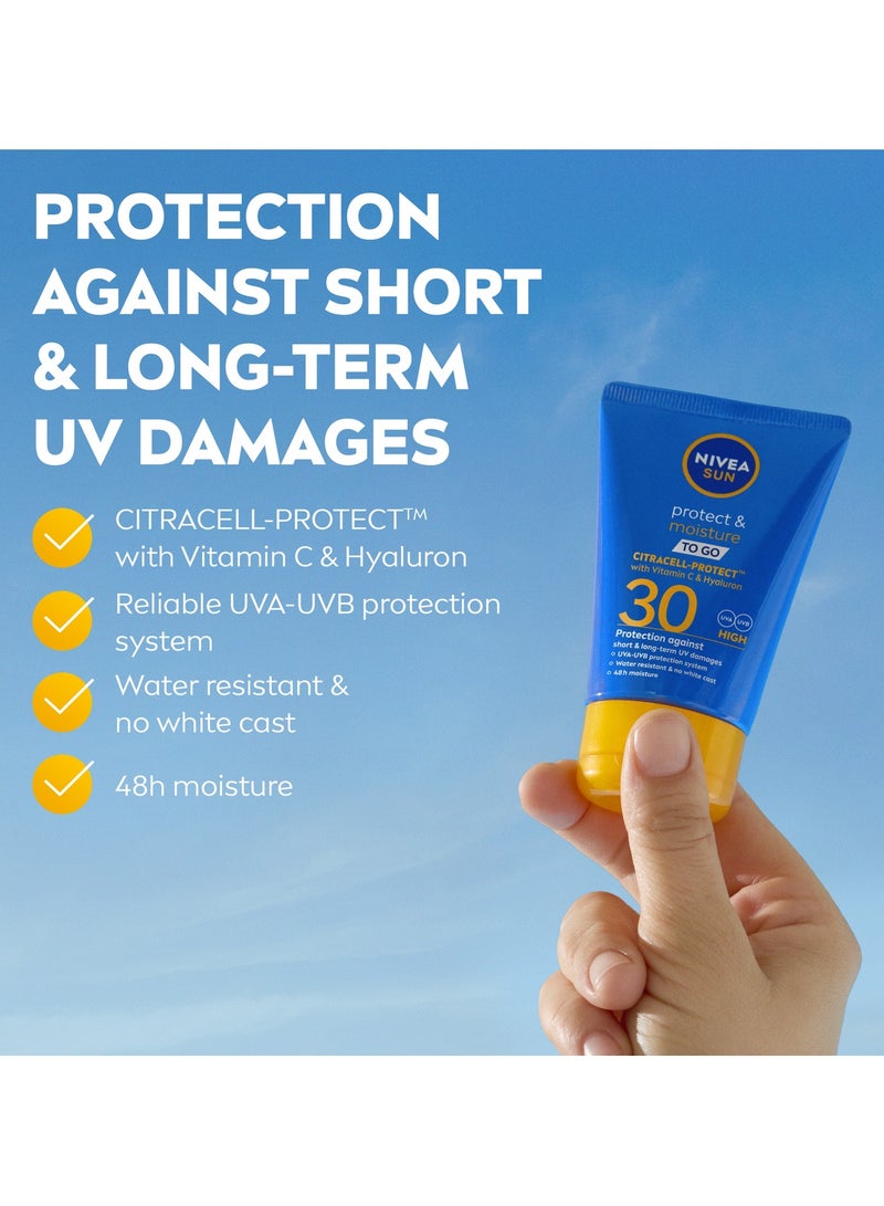 Nivea Sun Protect And Moisture Spf30 To Go Lotion 50ml  - Image 3