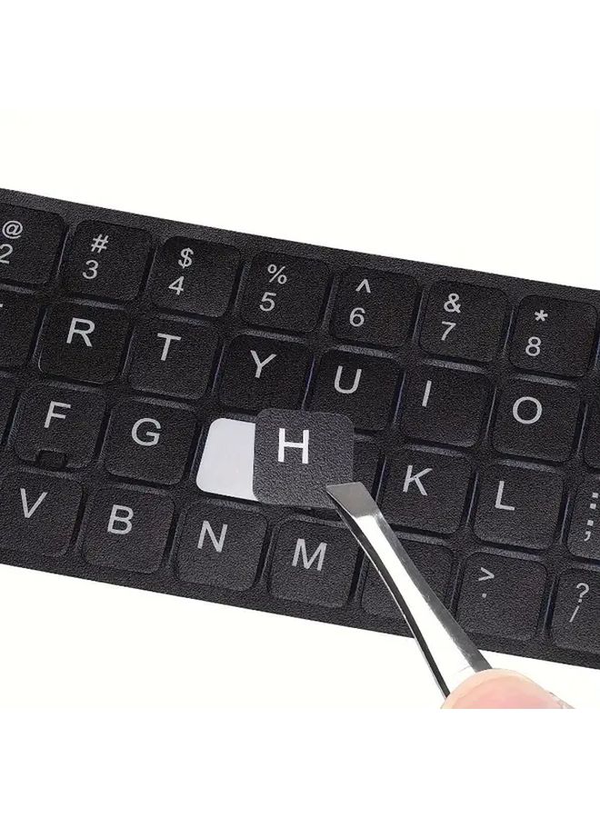 Japanese Keyboard Stickers Multi Language Durable PVC Easy Apply Remove Universal - Image 2