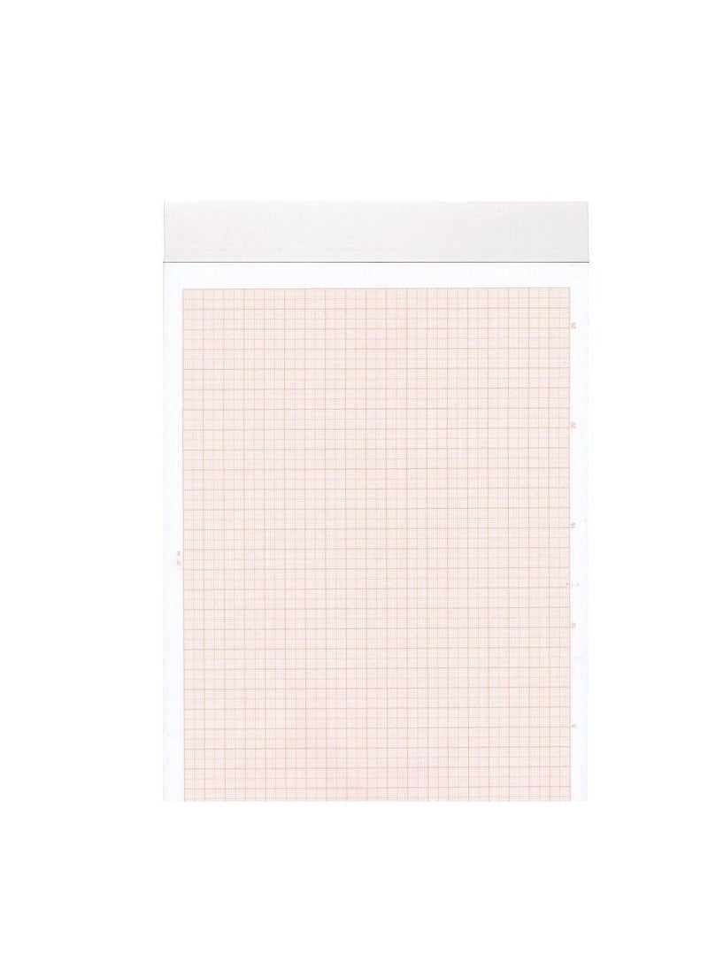 MARKQ Graph Paper Pad, A4, Squared Grid Paper book for Mathematics, Science, Engineers, Drawing, School Supplies, 50 Sheets  - Image 3