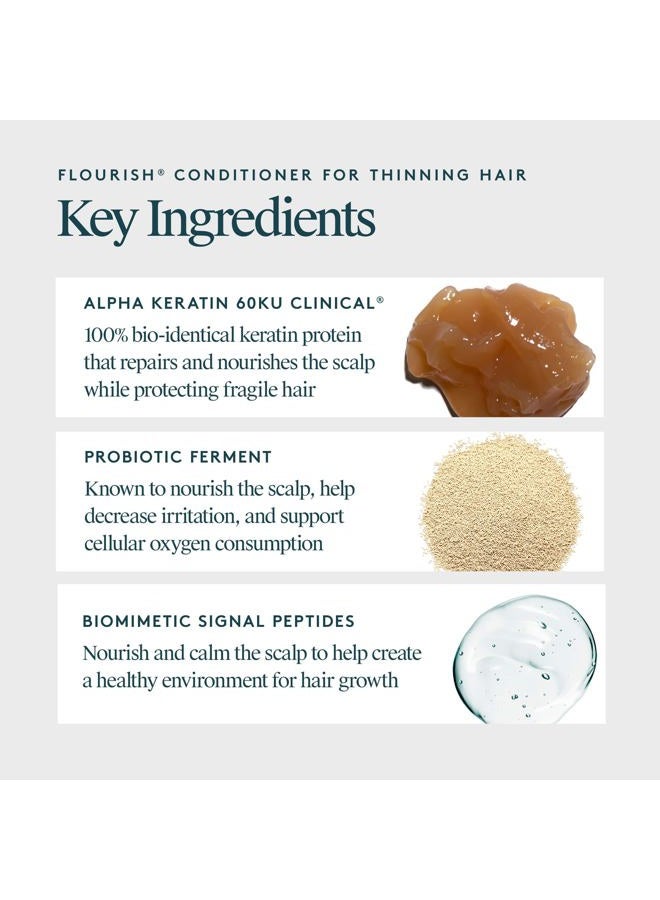 VIRTUE بلسم فيرتيو فلورش للشعر الخفيف | يغذي، يثخن، يفك تشابك الشعر الخفيف - Image 3