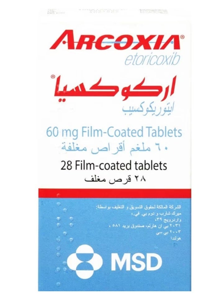 Arcoxia 60 mg Tablet 28pcs