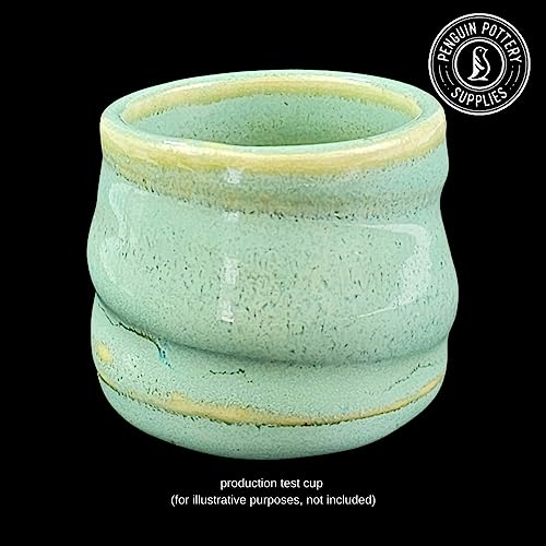 Penguin Pottery - Specialty Series - Dreamscape Green. Mid Fire Glaze for Clay, Pottery Glaze, Cone 5 and Cone 6 - Ceramic Glaze for Pottery (1 Pint | 16 oz | 473 ml) - Image 2