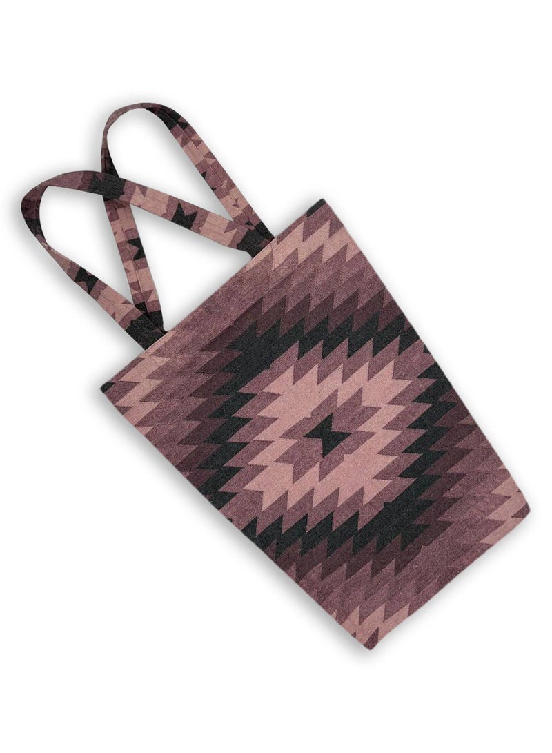 Gharibo Bags casual printed linen tote bag T230004C  - Image 2