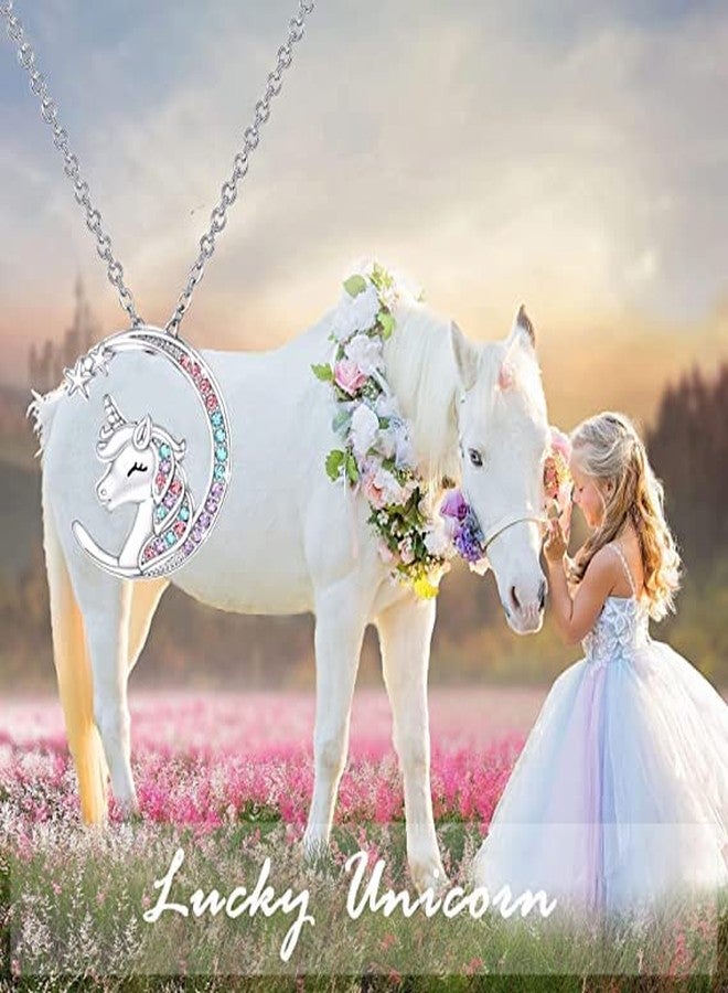 Luckilemon You are Magical Necklace for Girls Crystal Moon Pendant Necklaces Jewelry Gifts for Girls Daughter Granddaughter Niece Birthday - Image 5
