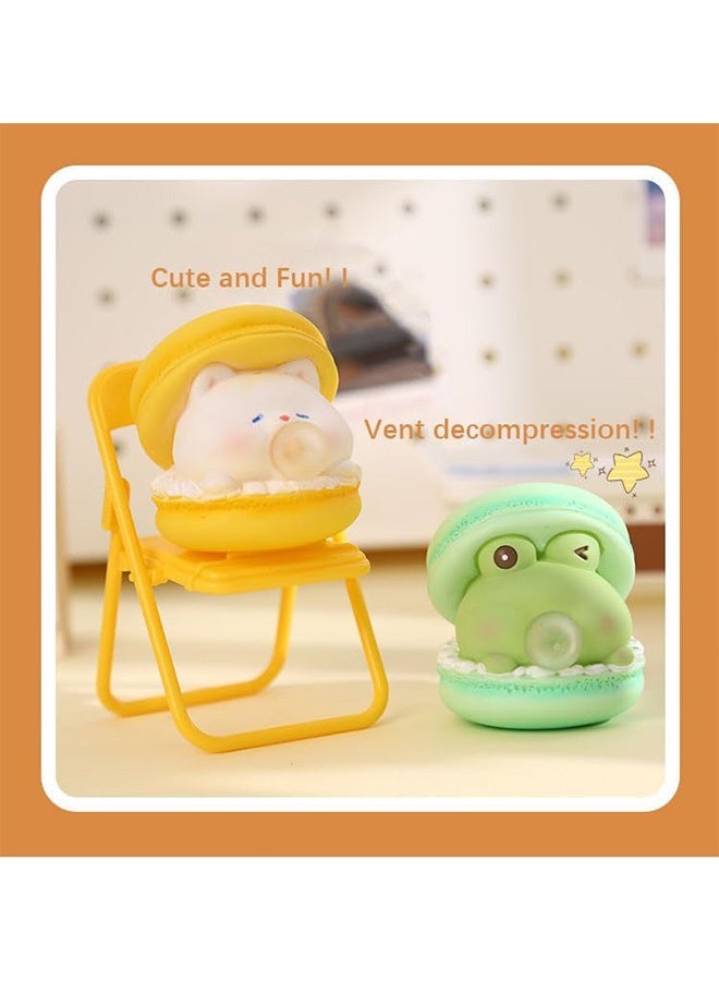 MXN 4 Pcs Squishy Toys Novelty Decompress Toys Cartoon Animal Shaped Stress Ball Pinch Cute PVC Sensory Toys for Relieving Fidget Rising  Novelty Things Birthdays Cosplay Party - Image 4