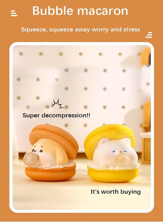 MXN 4 Pcs Squishy Toys Novelty Decompress Toys Cartoon Animal Shaped Stress Ball Pinch Cute PVC Sensory Toys for Relieving Fidget Rising  Novelty Things Birthdays Cosplay Party - Image 3