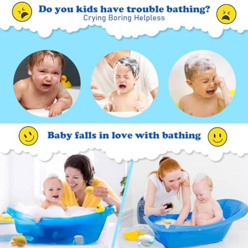 Baby Bath Toys, 3 Pcs Wind Up Duck Bathtub Toys for Toddlers 1-3 Years Old, Floating Pool Games, Water Toys for Swimming for Boys and Girls - Image 3