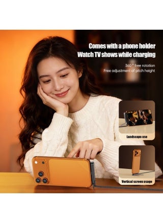 240W foldable data cable for mobile gaming, can be used as a stand, USB-C to USB-C cable, 240W fast charging, compatible with iPhone 17/16/15 series, iPad mini 6, Air M3 M2 M1, iPad Pro, Samsung S24 S23, Laptop, Lenovo, Dell, Xiaomi,1.5mBlack - view 3