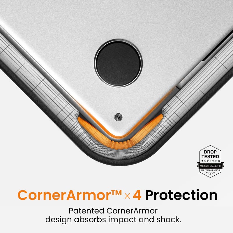 tomtoc Slim & 360Â° Protective Laptop Sleeve for 14-inch MacBook Pro M5 Pro/Max (2026) A3426 A3427 A3434, M4/M3/M2/M1 A3112 A3401 A3185, Water-Resistant Case with CornerArmor, Fits 13.8" Surface Laptop - Image 3