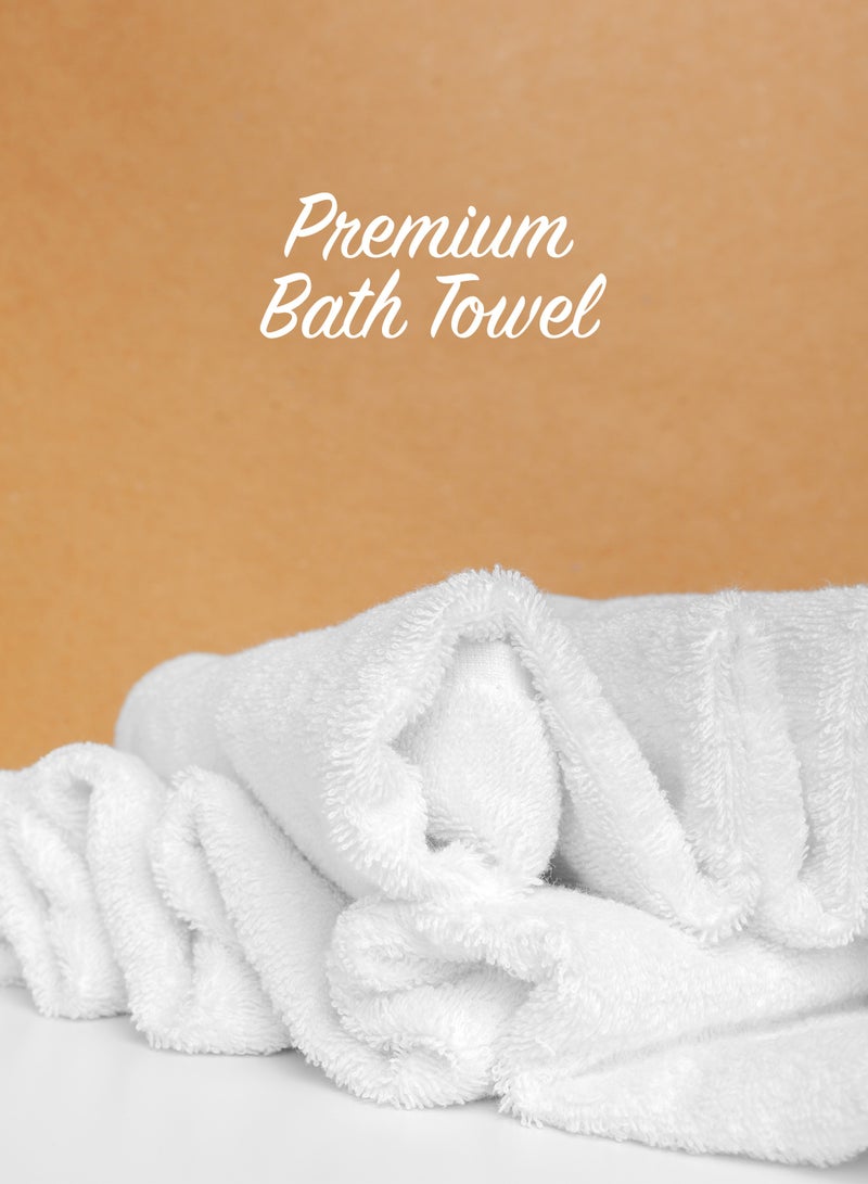 أميريكان لينين منشفة حمام ملمس ريش 550 جرام لكل متر مربع 100% قطن تيري 70x140 سم - ملمس فاخر فائق الامتصاص سريع الجفاف - Image 3