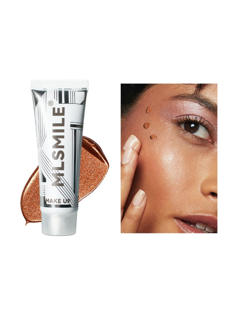 Melemando Liquid Bronzer 4 Color Natural Blendable Matte Cream Liquid Bronzer Silky Long Lasting Waterproof Creme Liquid Contour Makeup Color 02 