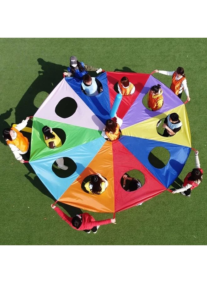 Pop Up Team Building Game 300CM Outdoor Interactive Fun Mixed Color Props Corporate School Family Group Activities Easy Storage Pouch - Image 3
