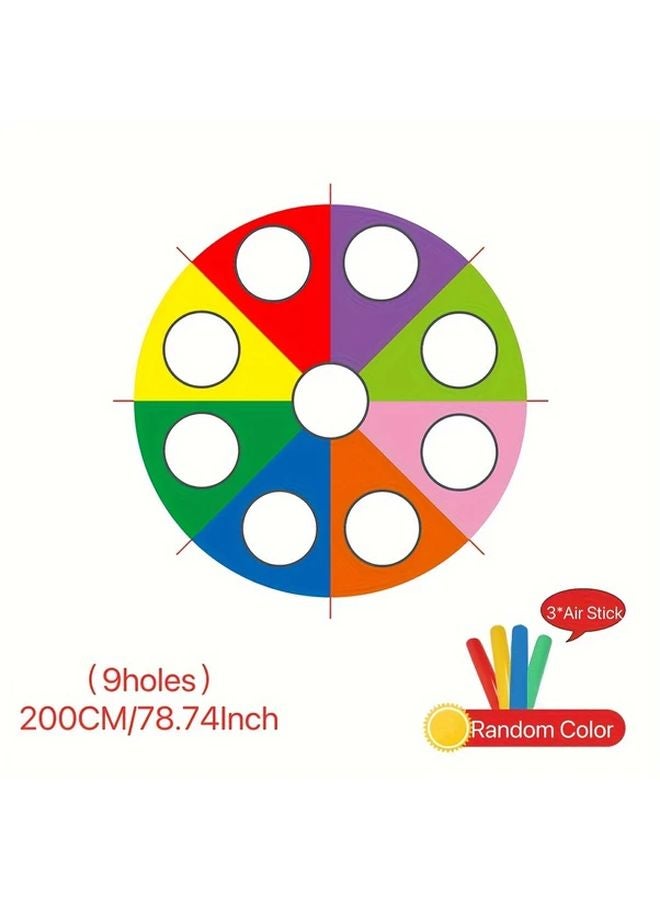 Pop Up Team Building Game 300CM Outdoor Interactive Fun Mixed Color Props Corporate School Family Group Activities Easy Storage Pouch - Image 4