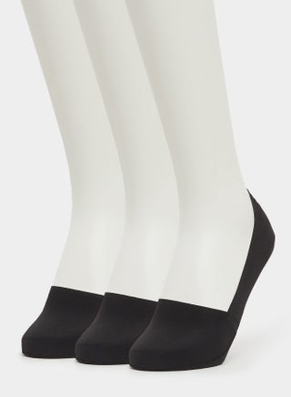 Set of 3- Breathable No Show Socks