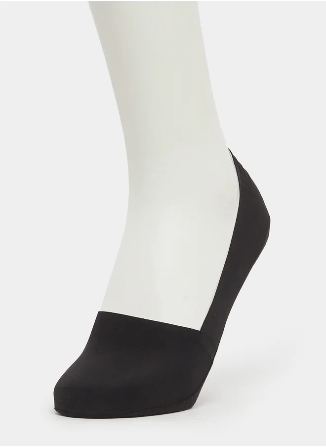 Styli Styli Set of 3-  Breathable No Show Socks