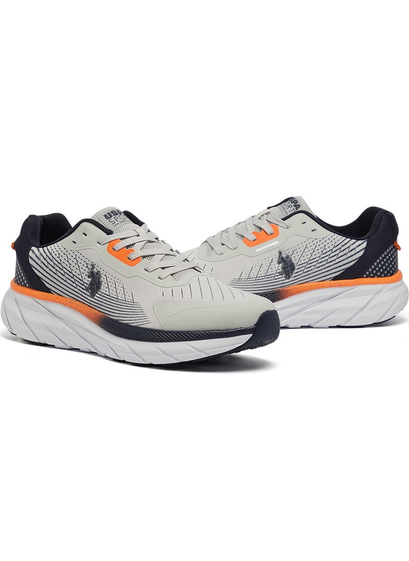 U.S. Polo Assn. - Men's Grey Low-Top Sneakers - Lightweight Lace-Up Design, Comfortable for Everyday Outfits - Image 1