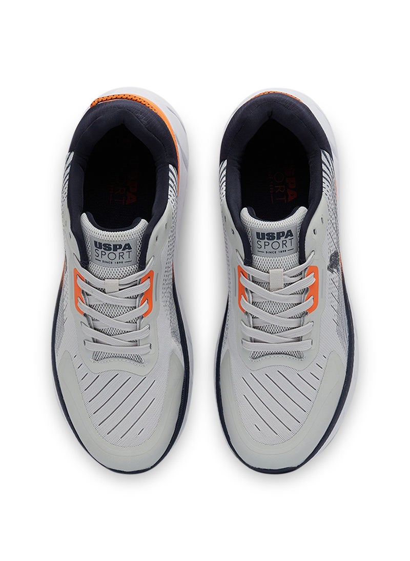 U.S. Polo Assn. - Men's Grey Low-Top Sneakers - Lightweight Lace-Up Design, Comfortable for Everyday Outfits - Image 1