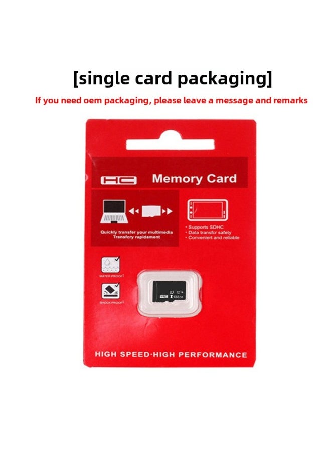 ماركة غير محددة بطاقة ذاكرة MicroSD/TF عالية السرعة 16 جيجا، أداة قيادة 32 جيجا، هاتف محمول 64 جيجا، كاميرا 128 جيجا، مراقبة 256 جيجا - اللون: أحمر، تعبئة بطاقة واحدة محايدة - السعة: 512 ميجابايت  - Image 1