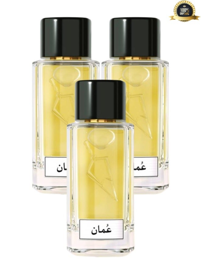 أومان 3 قطع عطر عمان 100مل - Image 1