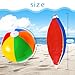 WEILAIDI 12 Beach Balls12 Pack Inflatable Balls for KidsBeach Toys for KidsPool Balls Pool Toys Birthday Party Supplies Favors Luau DecorationsBeach Balls Bulk Summer Water Games - Image 2