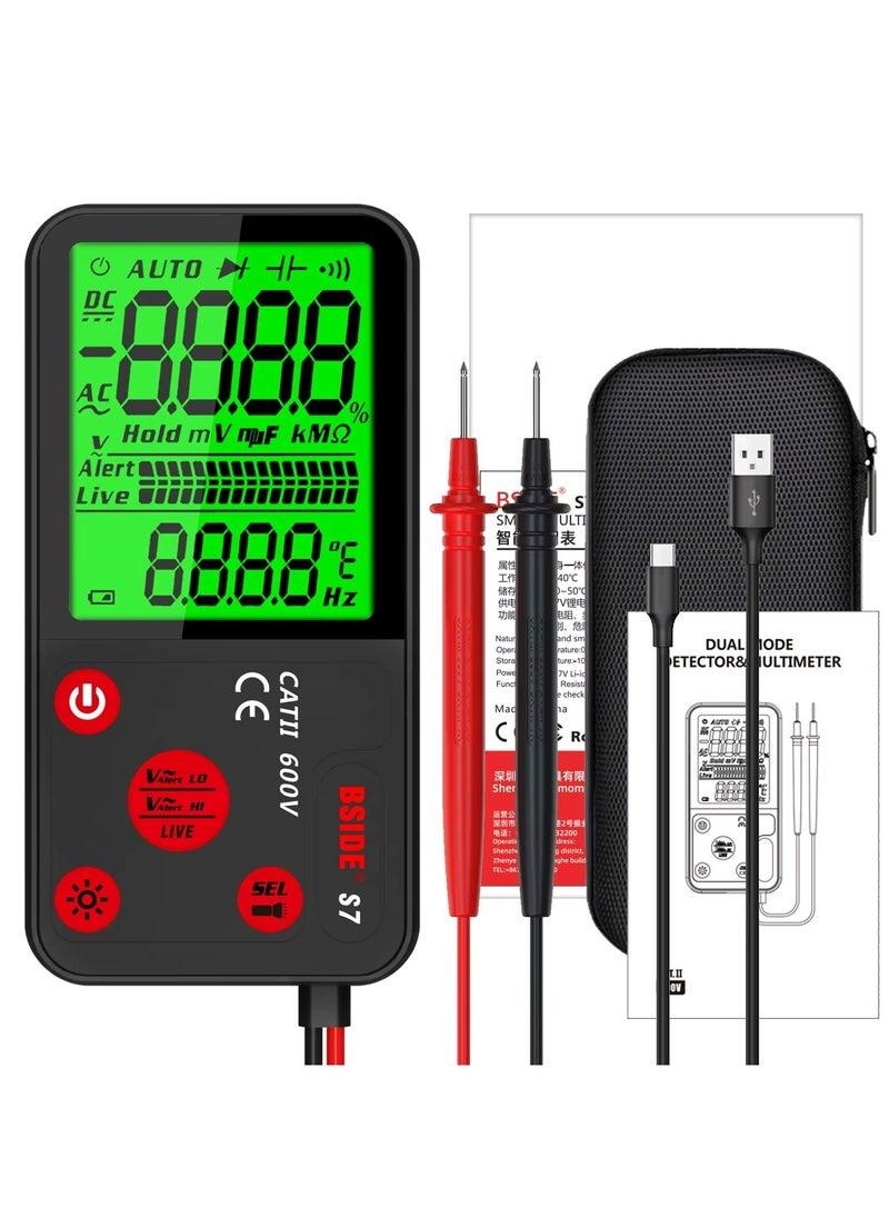 Generic Professional USB Charging Digital Multimeter Auto Range Smart AC DC Voltage Tester Ohm Hz NCV True RMS Electrical Tools  - Image 1