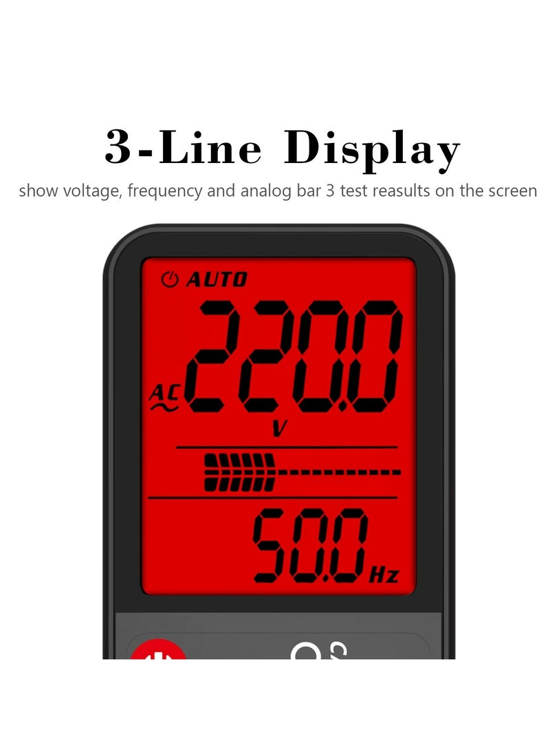 Generic Professional USB Charging Digital Multimeter Auto Range Smart AC DC Voltage Tester Ohm Hz NCV True RMS Electrical Tools  - Image 3