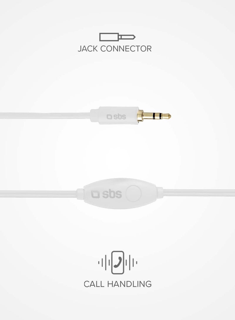 SBS In-ear stereo headset Studio Mix 10, jack 3.5 mm with microphone and  answer button  - Image 4