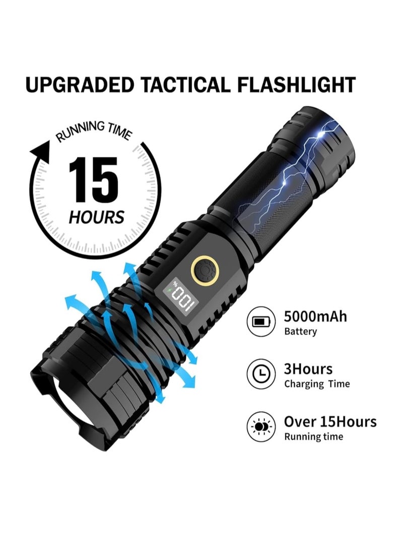 High brightness and powerful 100,000 lumens searchlight with the ability to use a portable power bank and contains a digital display to show the remaining charge - Image 3