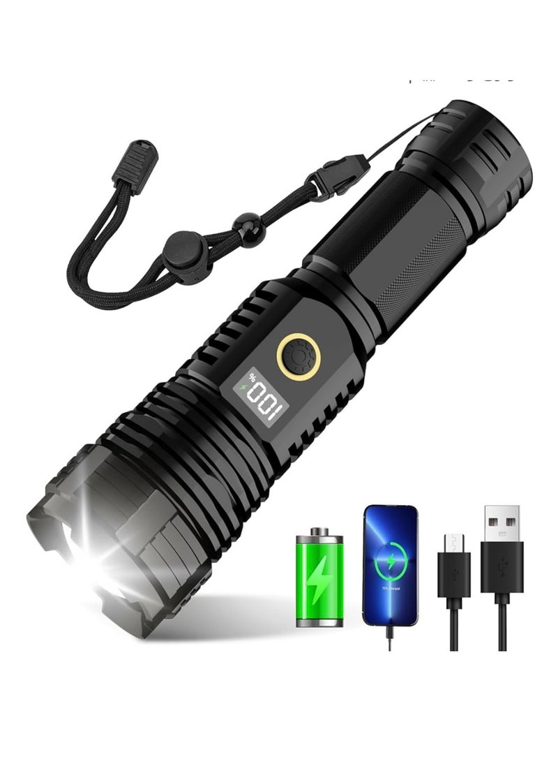 High brightness and powerful 100,000 lumens searchlight with the ability to use a portable power bank and contains a digital display to show the remaining charge - Image 1