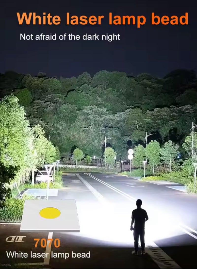 High brightness and powerful 100,000 lumens searchlight with the ability to use a portable power bank and contains a digital display to show the remaining charge - Image 4