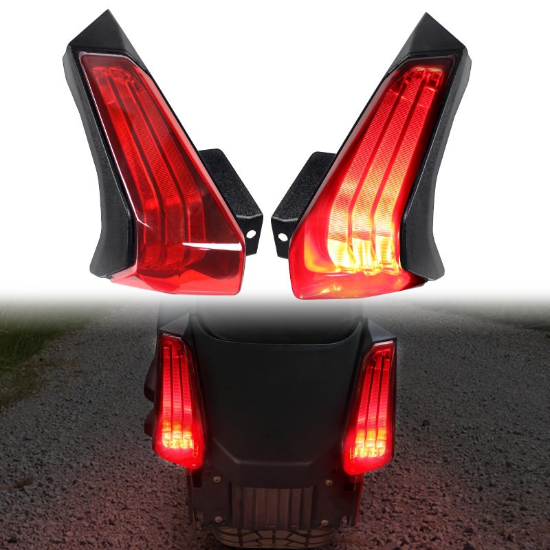 مصباح خلفي CPOWACE لرايكر LED ضوء فرامل أحمر متوافق مع CanAm Ryker 600 900 رايكر رالي 2019-2023 ملحقات استبدال 710005284 710005285 2PCS