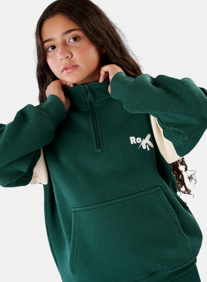 روكيدو طقم مطبوع مبطن بفليس من الداخل - Image 1