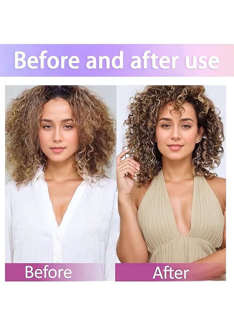 Curl Defining Brush, Curly Hair Brush Styling Brush for Detangling, Combing, Shaping and Defining Curls For Women and Men Less Pulling, Reduce Pulling and Curl Separation (Green)