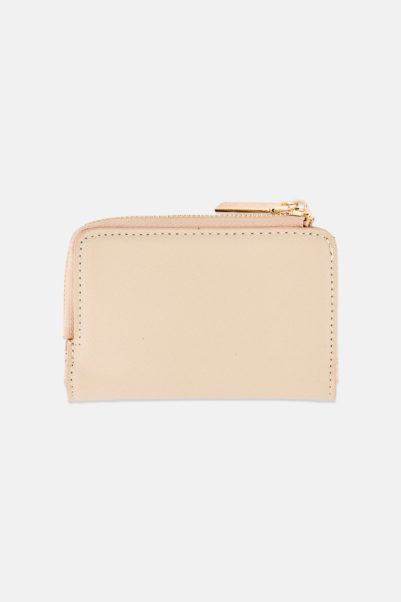 ANNE KLEIN Women Brand Logo Wallet, Beige - Image 3