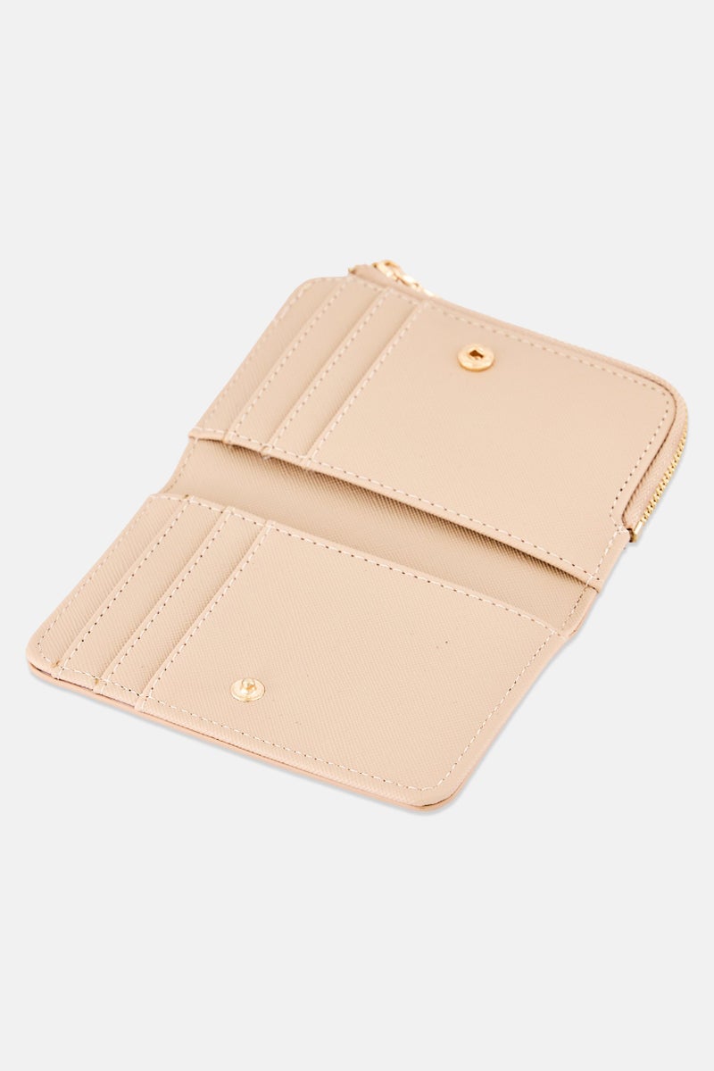 ANNE KLEIN Women Brand Logo Wallet, Beige - Image 2