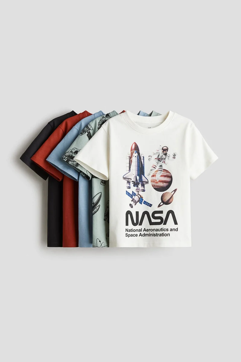 H&M 5-pack jersey T-shirts
