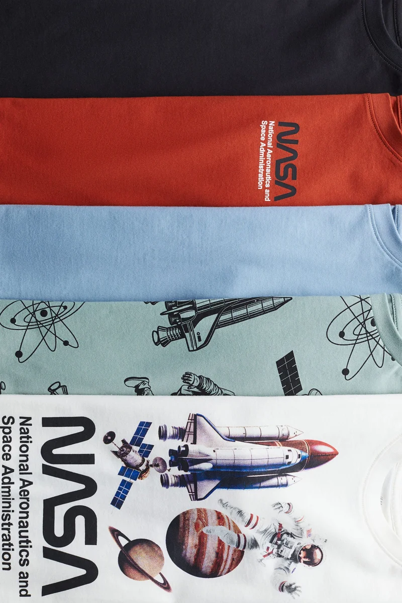 H&M 5-pack jersey T-shirts
