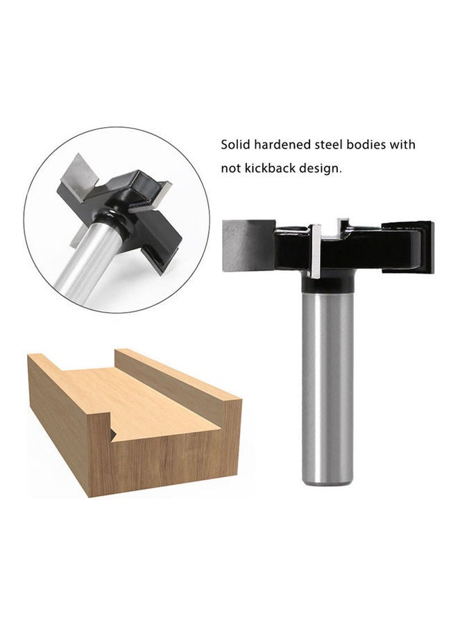NIBEMINENT 4 Edges T Type Slotting Knives Black/Silver 5.1 x 6.2cm  - Image 5