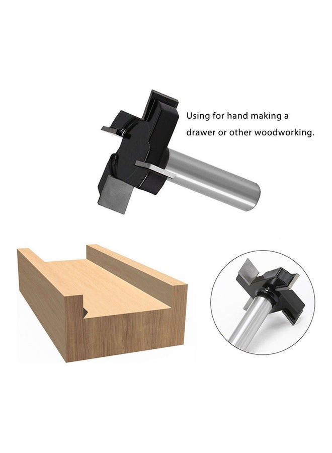 NIBEMINENT 4 Edges T Type Slotting Knives Black/Silver 5.1 x 6.2cm  - Image 3